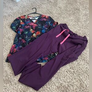 Butterfly small scrub set